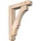 Ekena Millwork Balboa Craftsman Smooth Bracket w/ Offset Brace, Douglas Fir, 5 1/2"W x 24"D x 32"H BKT0604X24X32BOA04SDF - alternate 1